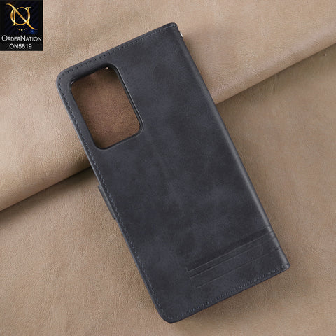 Samsung Galaxy S20 Ultra Cover - Blue -  Way Out Excellence Quality Soft Tpu Leather Flip Book With Card Holding Slots