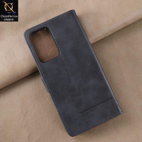 Samsung Galaxy A71 Cover - Blue -  Way Out Excellence Quality Soft Tpu Leather Flip Book With Card Holding Slots
