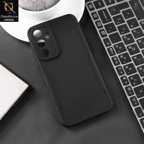 Samsung Galaxy A16 5G Cover - Black - High Grade Quality Matte Sillica Soft Case With Additional Side Texture