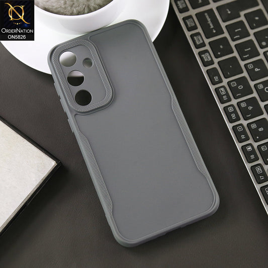 Samsung Galaxy A16 Cover - Gray -  High Grade Quality Matte Sillica Soft Case With Additional Side Texture
