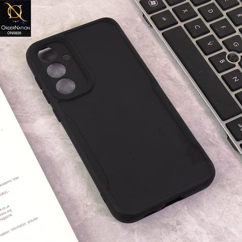 Samsung Galaxy S23 FE Cover - Black - High Grade Quality Matte Sillica Soft Case With Additional Side Texture