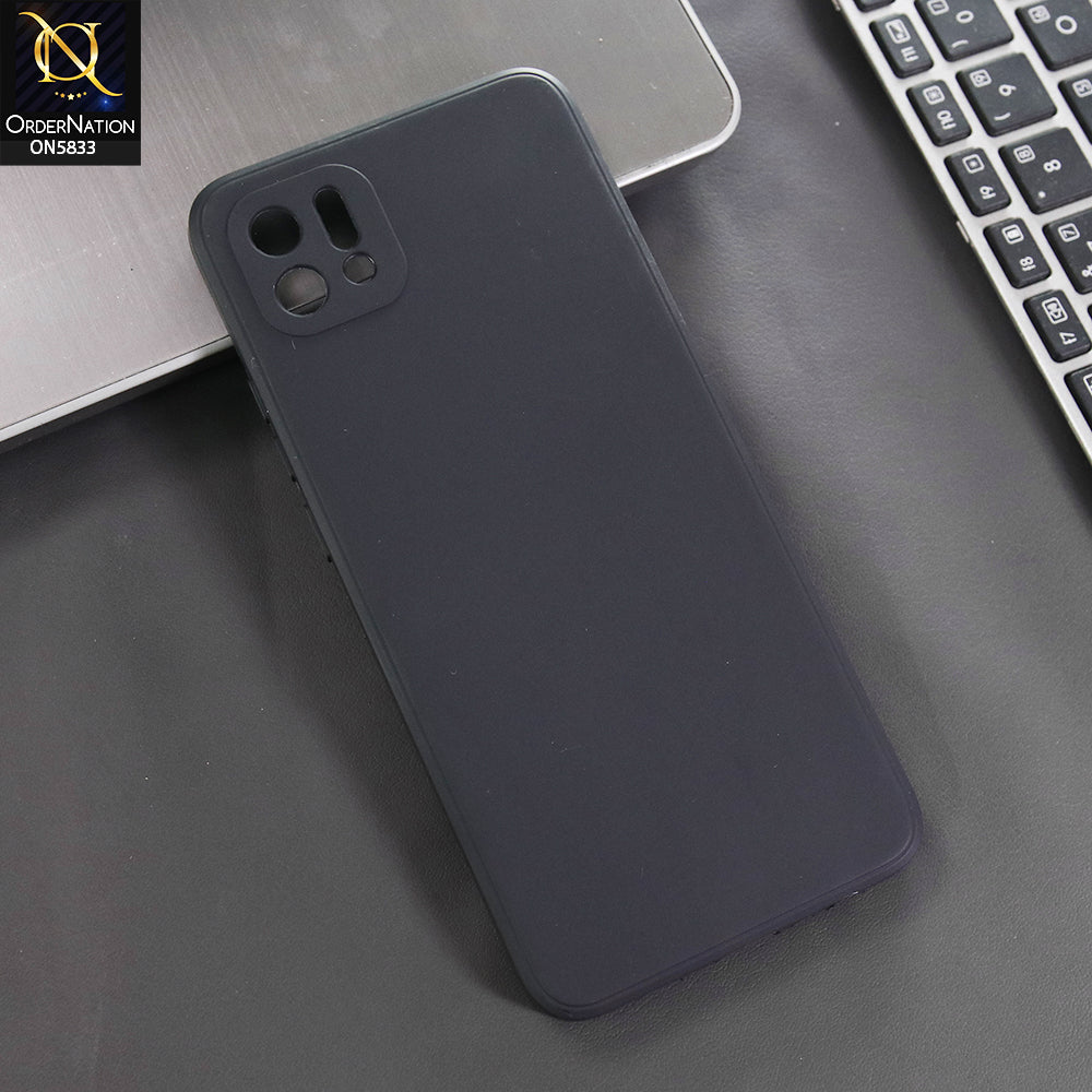 Oppo A16e Cover - Black -  New Premium Quality Silicone Case Slim Protective Back Cover