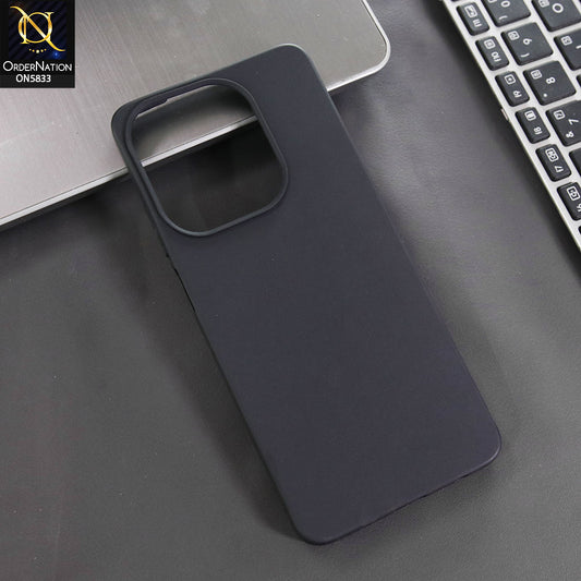 Oppo A3x 4G Cover - Black -  New Premium Quality Silicone Case Slim Protective Back Cover