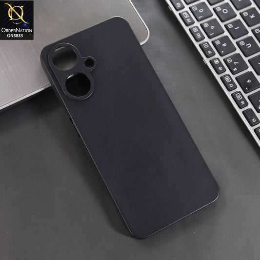 Oppo A58 4G Cover - Black -  New Premium Quality Silicone Case Slim Protective Back Cover