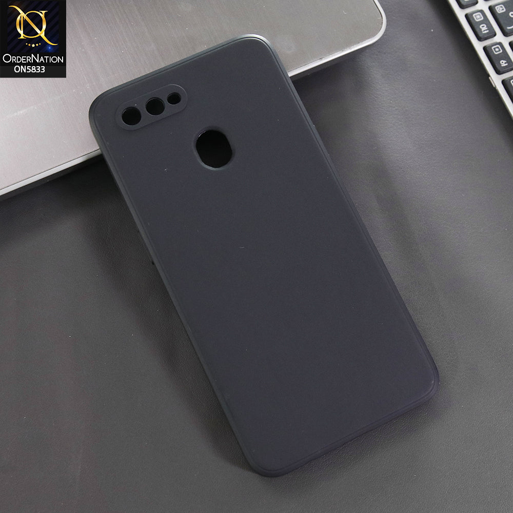 Oppo A5s Cover - Black -  New Premium Quality Silicone Case Slim Protective Back Cover