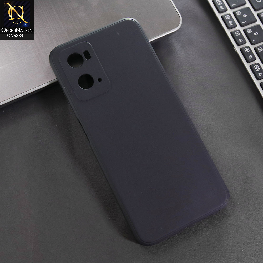 Oppo A76 Cover - Black -  New Premium Quality Silicone Case Slim Protective Back Cover