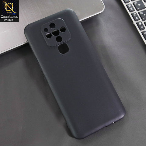 Tecno Camon 16 Cover - Black -  New Premium Quality Silicone Case Slim Protective Back Cover