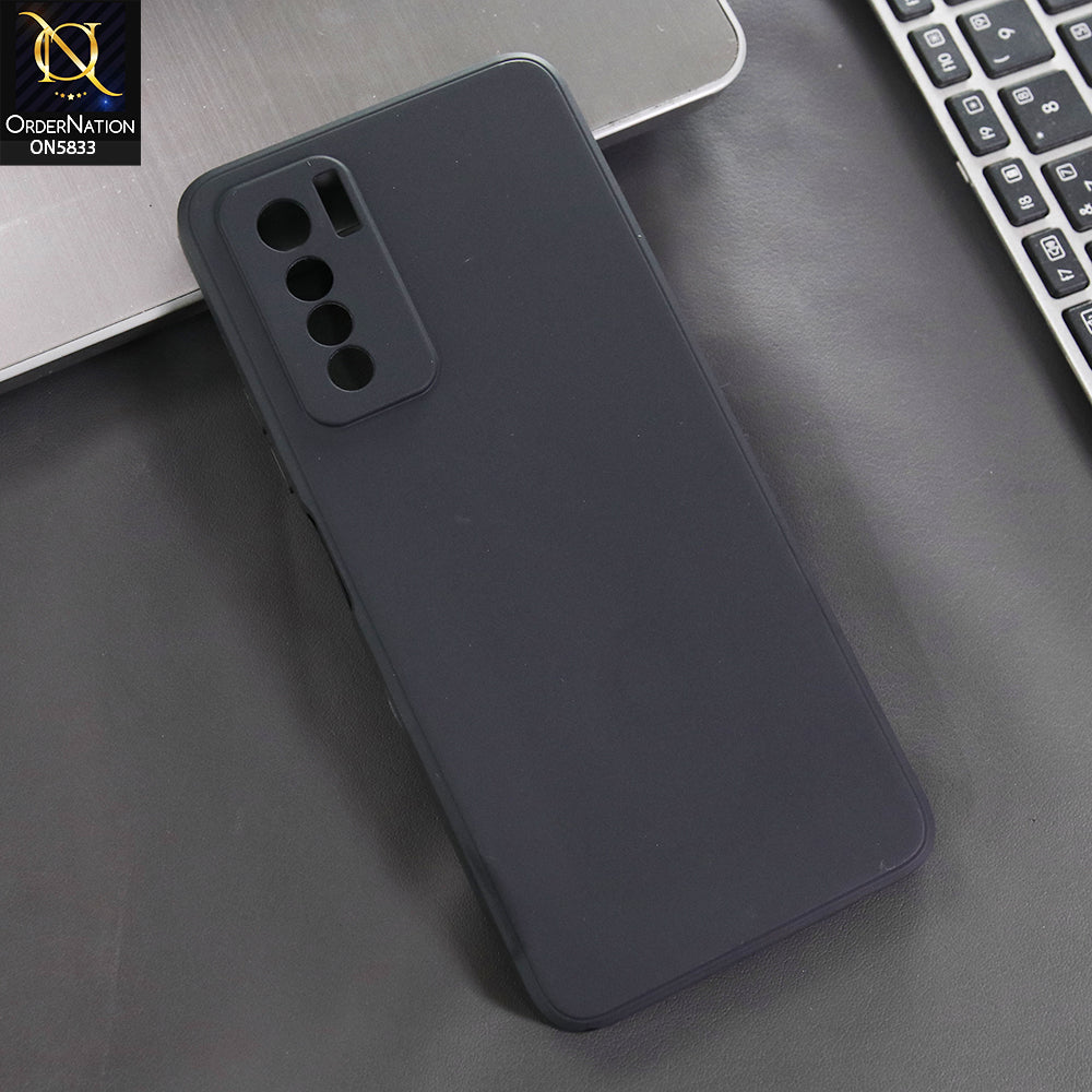 Tecno Camon 17 Pro Cover - Black -  New Premium Quality Silicone Case Slim Protective Back Cover