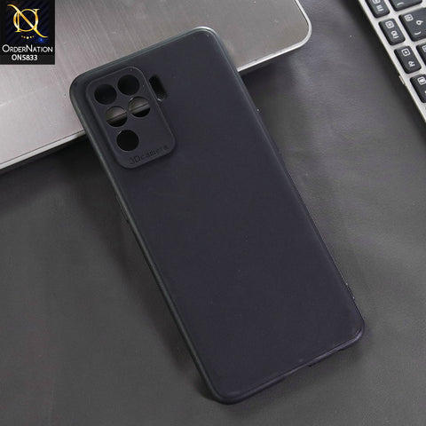 Oppo Reno 5F Cover - Black -  New Premium Quality Silicone Case Slim Protective Back Cover