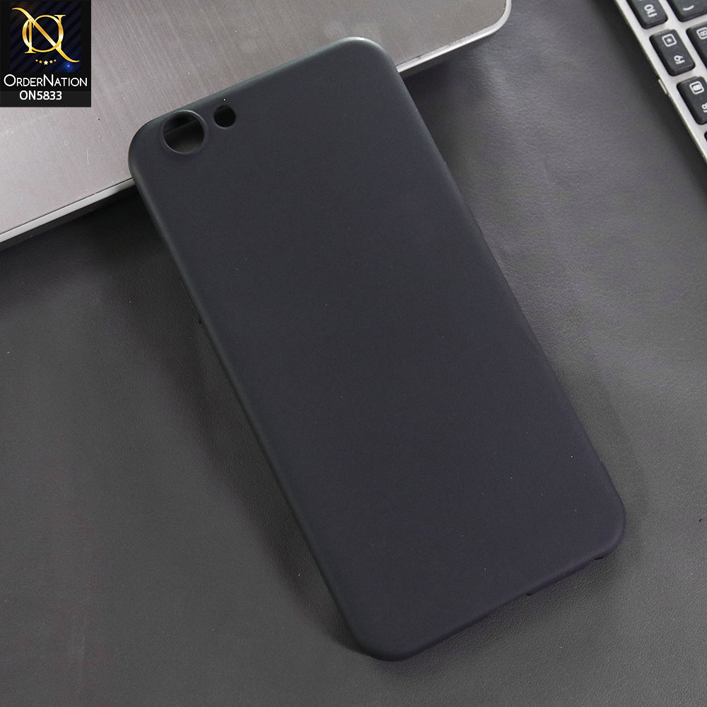 Oppo A59 Cover - Black -  New Premium Quality Silicone Case Slim Protective Back Cover