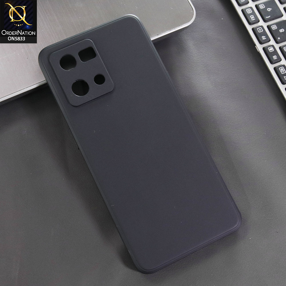 Oppo Reno 7 Lite Cover - Black -  New Premium Quality Silicone Case Slim Protective Back Cover