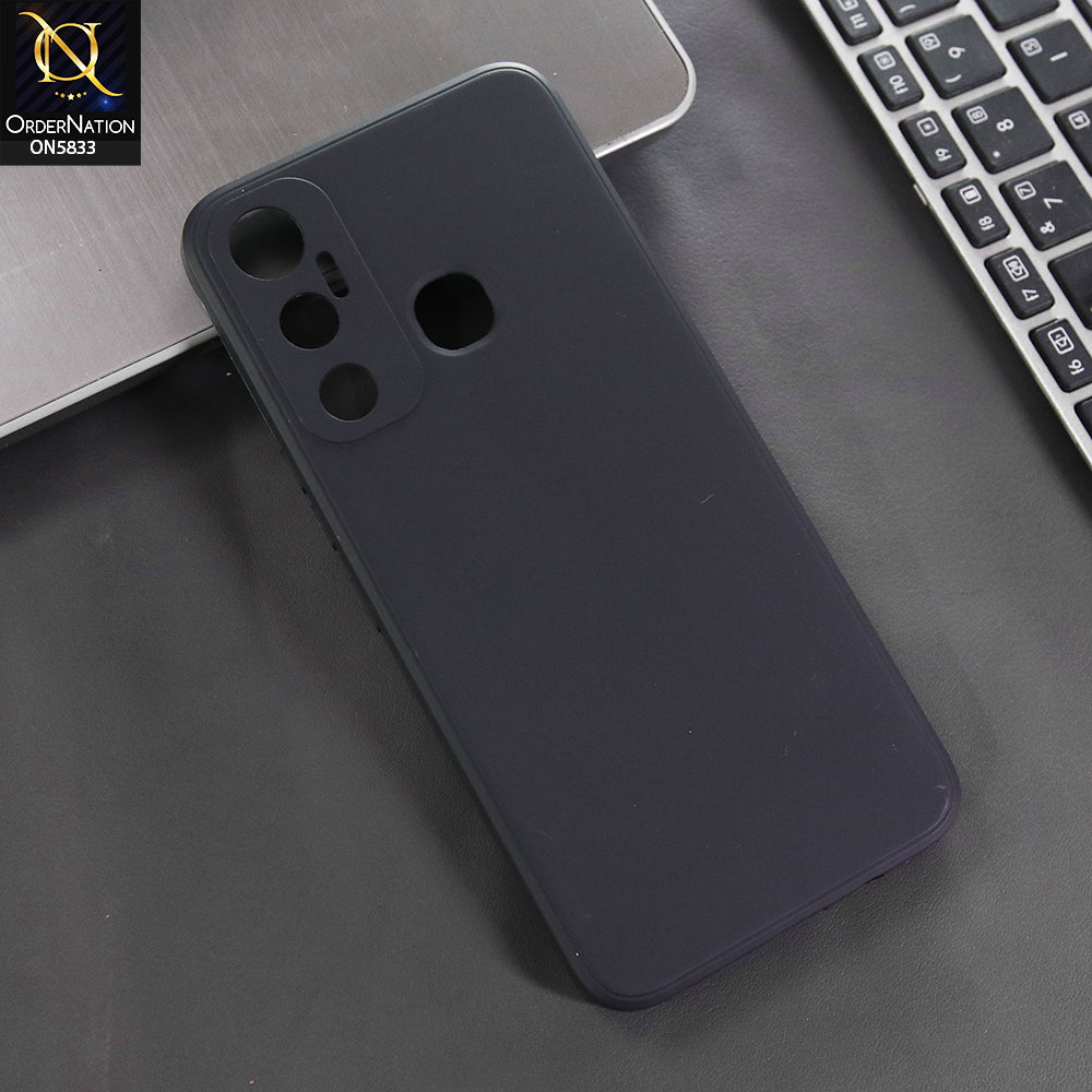 Infinix Hot 11 Cover - Black -  New Premium Quality Silicone Case Slim Protective Back Cover