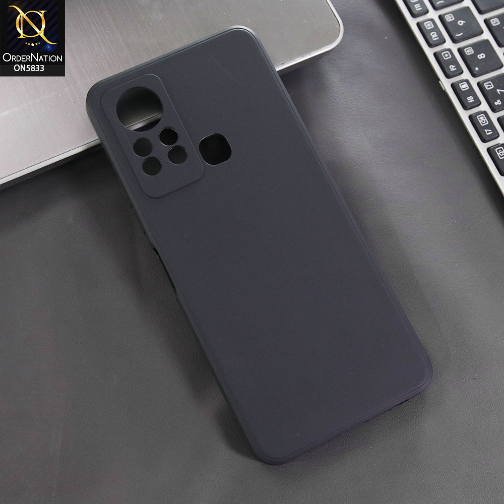 Infinix Hot 11s Cover - Black -  New Premium Quality Silicone Case Slim Protective Back Cover