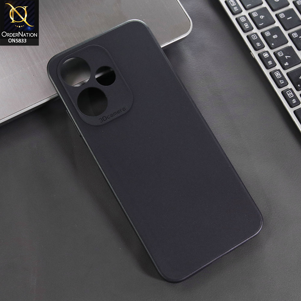 Infinix Hot 30 Play Cover - Black -  New Premium Quality Silicone Case Slim Protective Back Cover