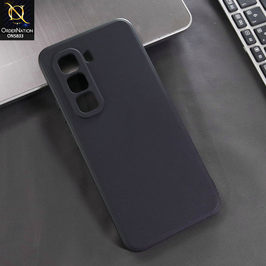 Infinix Hot 50 Pro Cover - Black -  New Premium Quality Silicone Case Slim Protective Back Cover