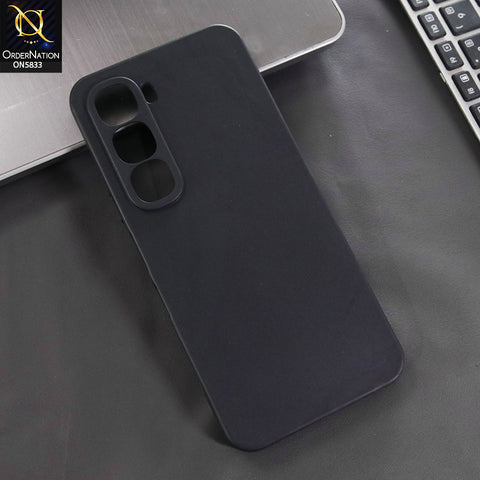 Infinix Hot 60i 4G Cover - Black -  New Premium Quality Silicone Case Slim Protective Back Cover