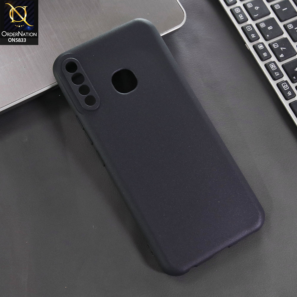 Infinix Hot 8 Lite Cover - Black -  New Premium Quality Silicone Case Slim Protective Back Cover