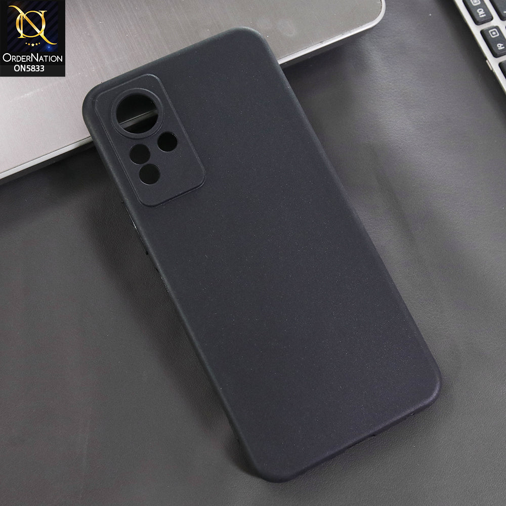 Infinix Note 11 Cover - Black -  New Premium Quality Silicone Case Slim Protective Back Cover