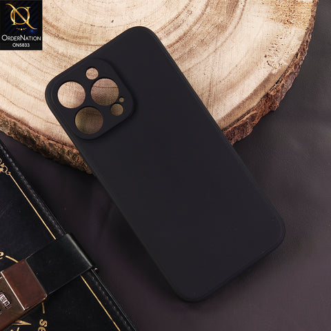 iPhone 14 Pro Max Cover - Black - New Premium Quality Silicone Case Slim Protective Back Cover