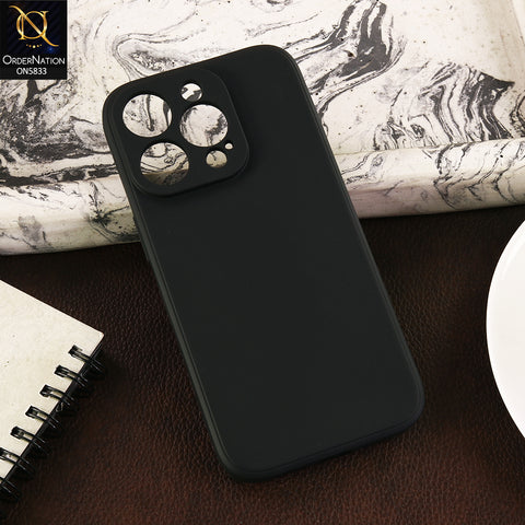 iPhone 14 Pro Cover - Black - New Premium Quality Silicone Case Slim Protective Back Cover