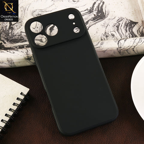 iPhone 17 Pro Max Cover - Black - New Premium Quality Silicone Case Slim Protective Back Cover