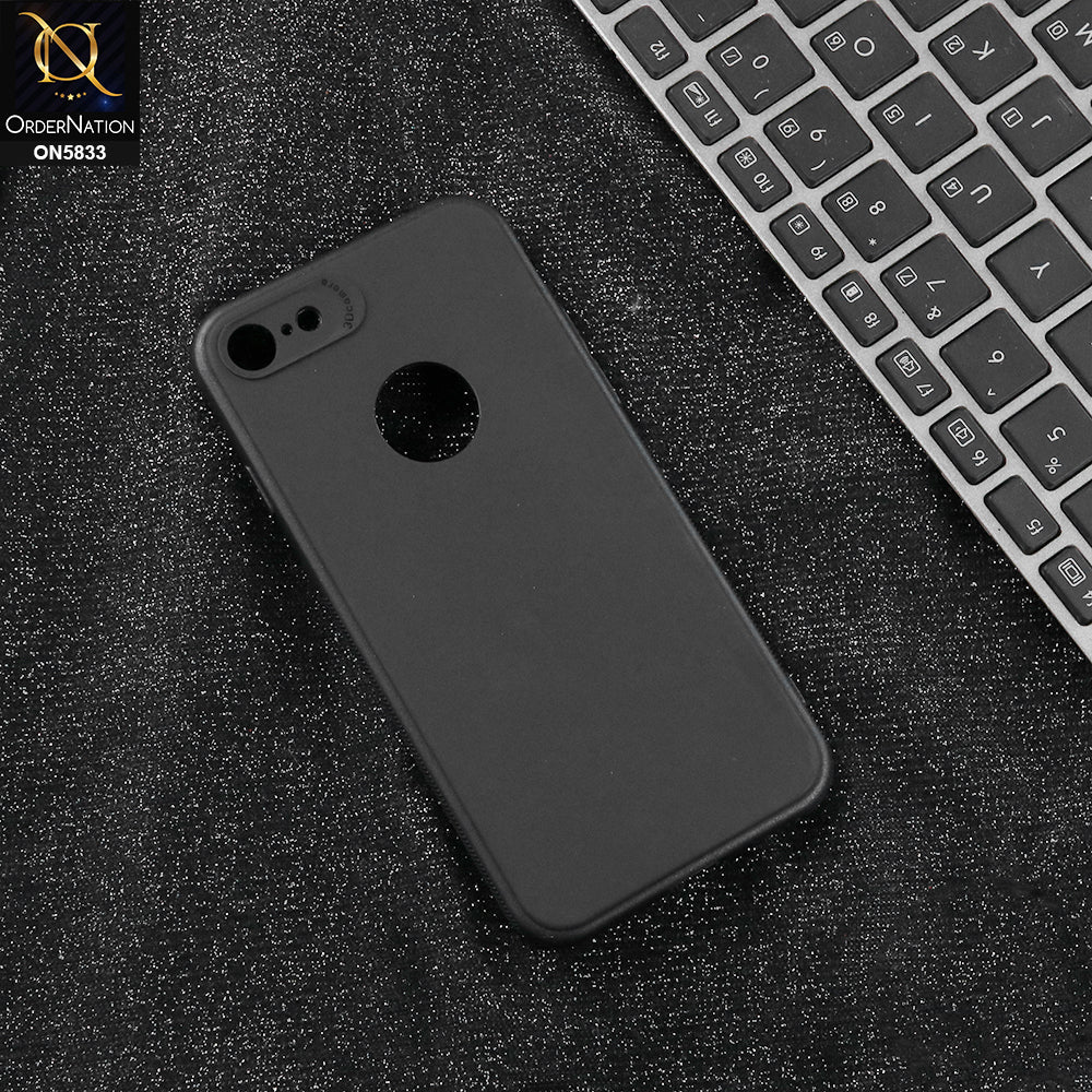 iPhone SE 2022 - Black -  New Premium Quality Silicone Case Slim Protective Back Cover