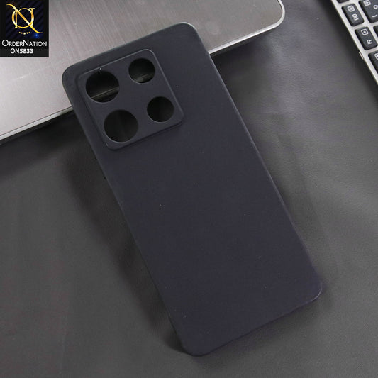 Infinix Note 30 Pro Cover - Black -  New Premium Quality Silicone Case Slim Protective Back Cover