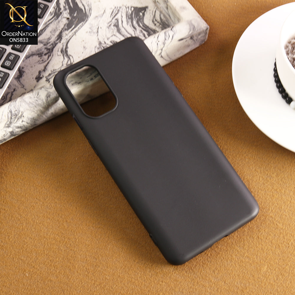 OnePlus 9R Cover - Black - New Premium Quality Silicone Case Slim Protective Back Cover
