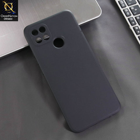 Oppo A15 Cover - Black -  New Premium Quality Silicone Case Slim Protective Back Cover