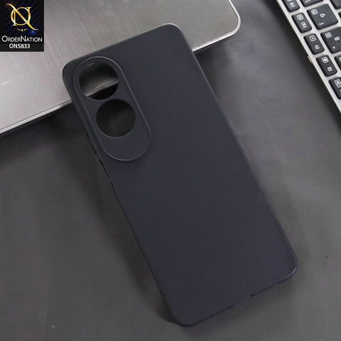 Oppo A60 Cover - Black -  New Premium Quality Silicone Case Slim Protective Back Cover