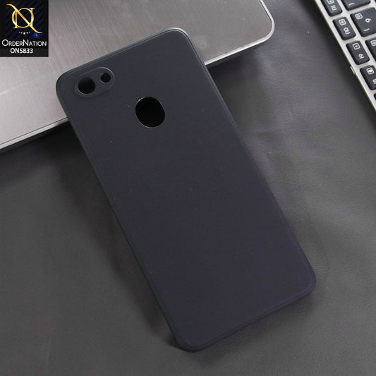 Oppo F7 Cover - Black -  New Premium Quality Silicone Case Slim Protective Back Cover