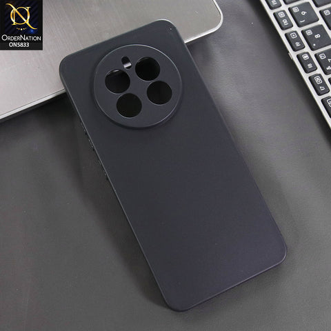 Realme 12 4G Cover - Black -  New Premium Quality Silicone Case Slim Protective Back Cover