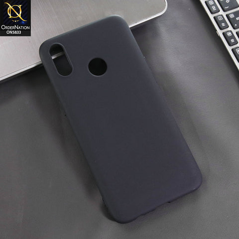 Realme 3i Cover - Black -  New Premium Quality Silicone Case Slim Protective Back Cover