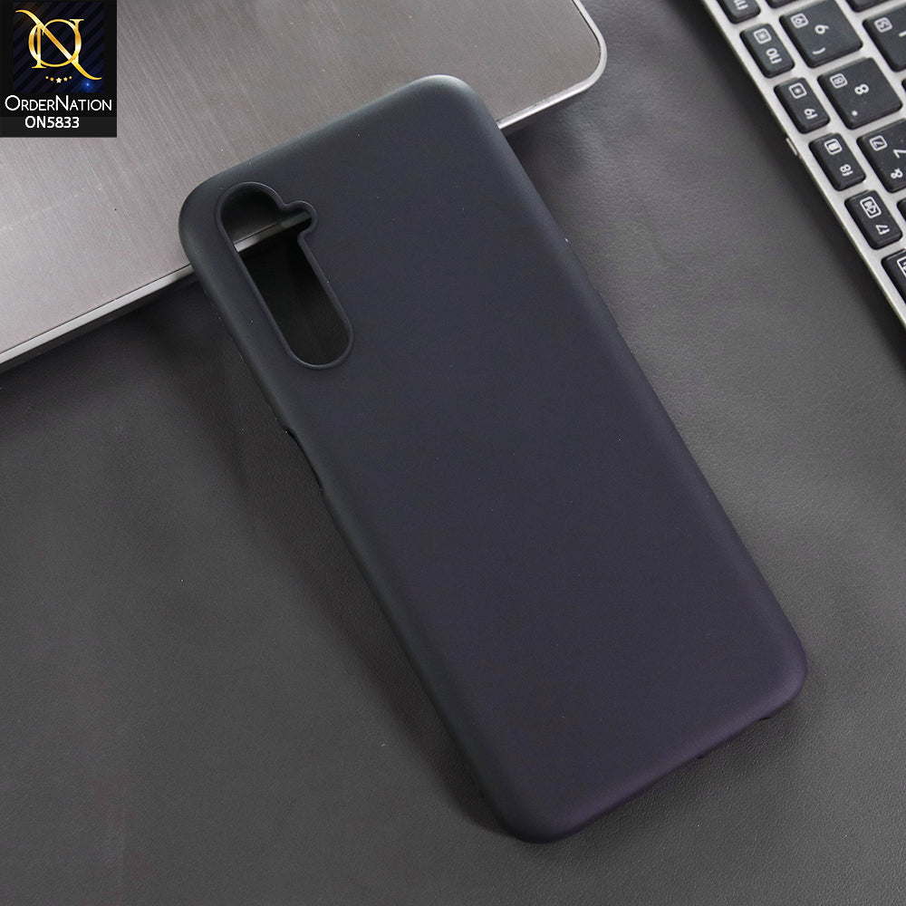Realme 6s Cover - Black -  New Premium Quality Silicone Case Slim Protective Back Cover