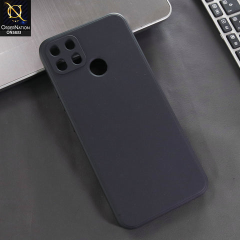 Realme C25 Cover - Black -  New Premium Quality Silicone Case Slim Protective Back Cover