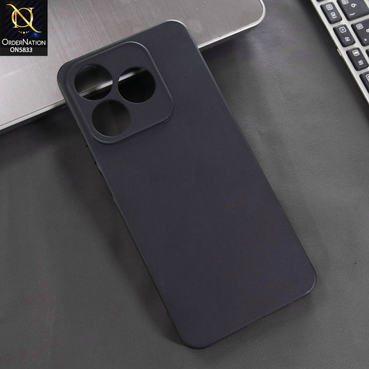 Realme Narzo N61 Cover - Black -  New Premium Quality Silicone Case Slim Protective Back Cover