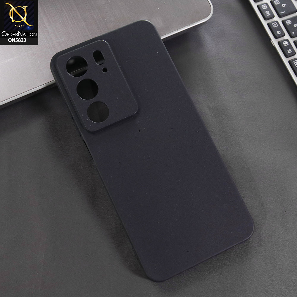 Realme C75x Cover - Black -  New Premium Quality Silicone Case Slim Protective Back Cover