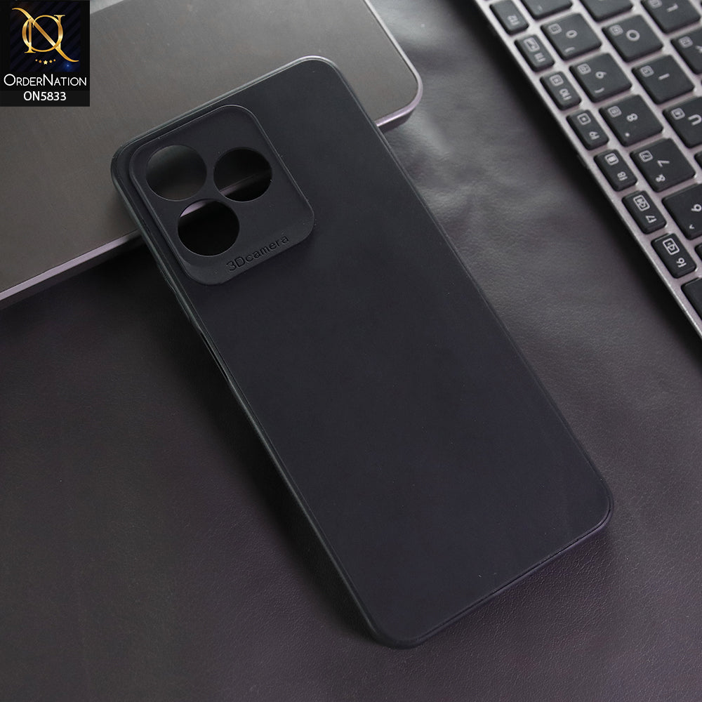 Realme C51 Cover - Black -  New Premium Quality Silicone Case Slim Protective Back Cover