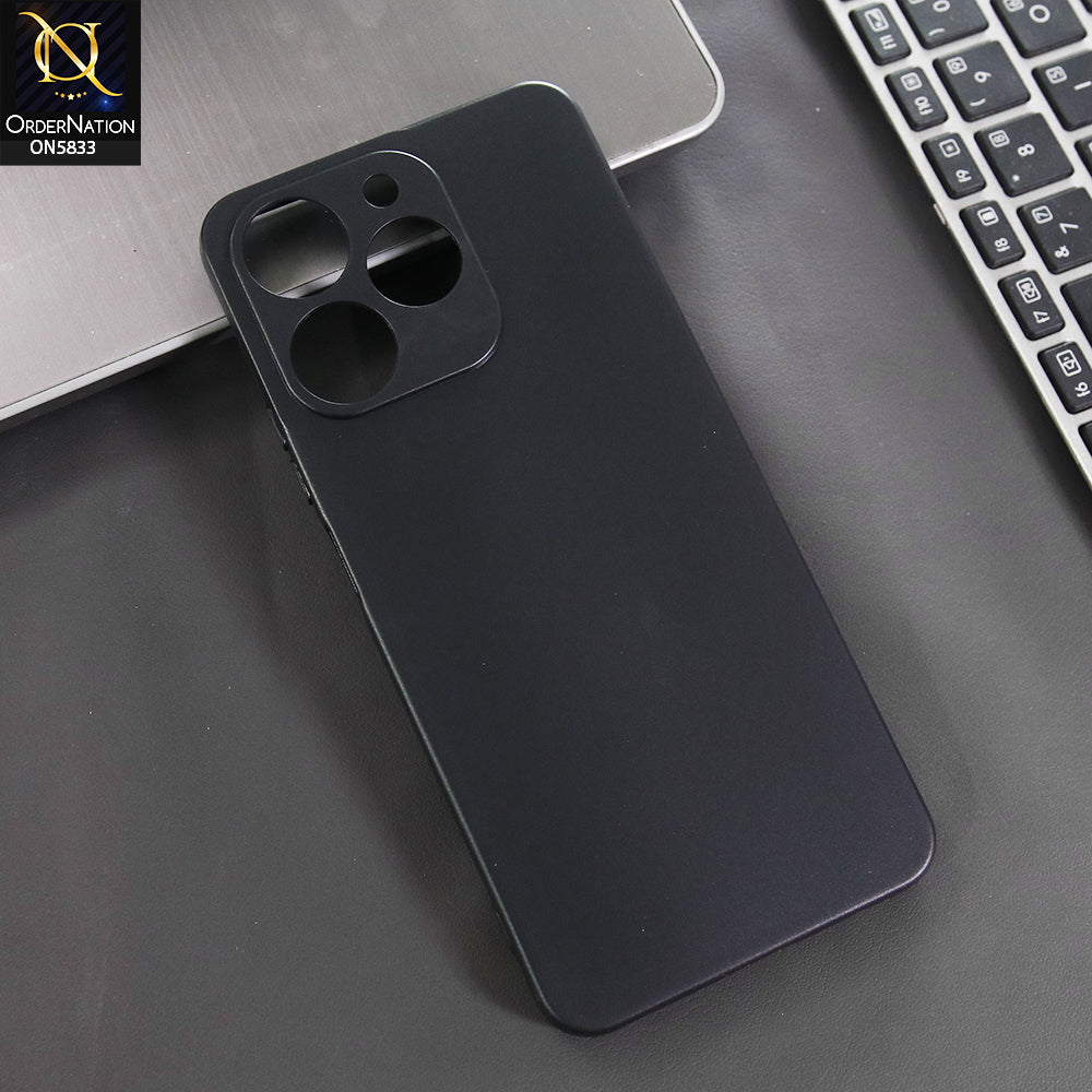 Realme Note 70T Cover - Black -  New Premium Quality Silicone Case Slim Protective Back Cover