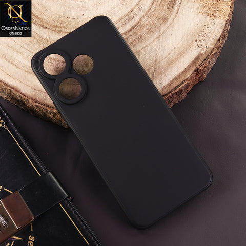 Xiaomi Redmi Note 13R Cover - Black - New Premium Quality Silicone Case Slim Protective Back Cover