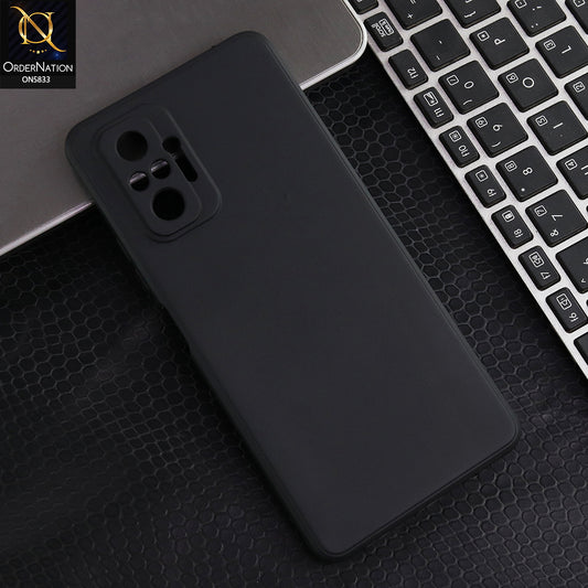 Xiaomi Redmi Note 10 Pro - Black - New Premium Quality Silicone Case Slim Protective Back Cover