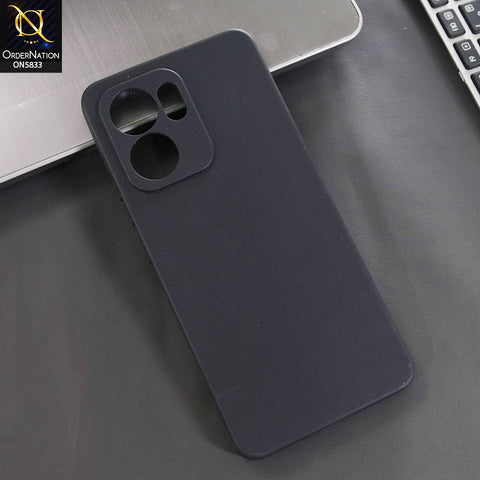 Oppo Reno 13F 5G Cover - Black -  New Premium Quality Silicone Case Slim Protective Back Cover