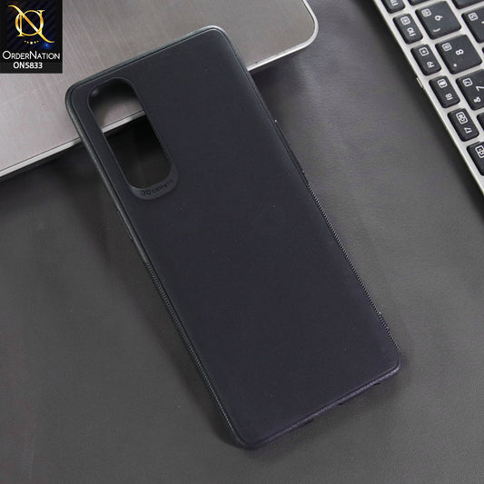 Oppo Reno 4 Pro 5G Cover - Black -  New Premium Quality Silicone Case Slim Protective Back Cover