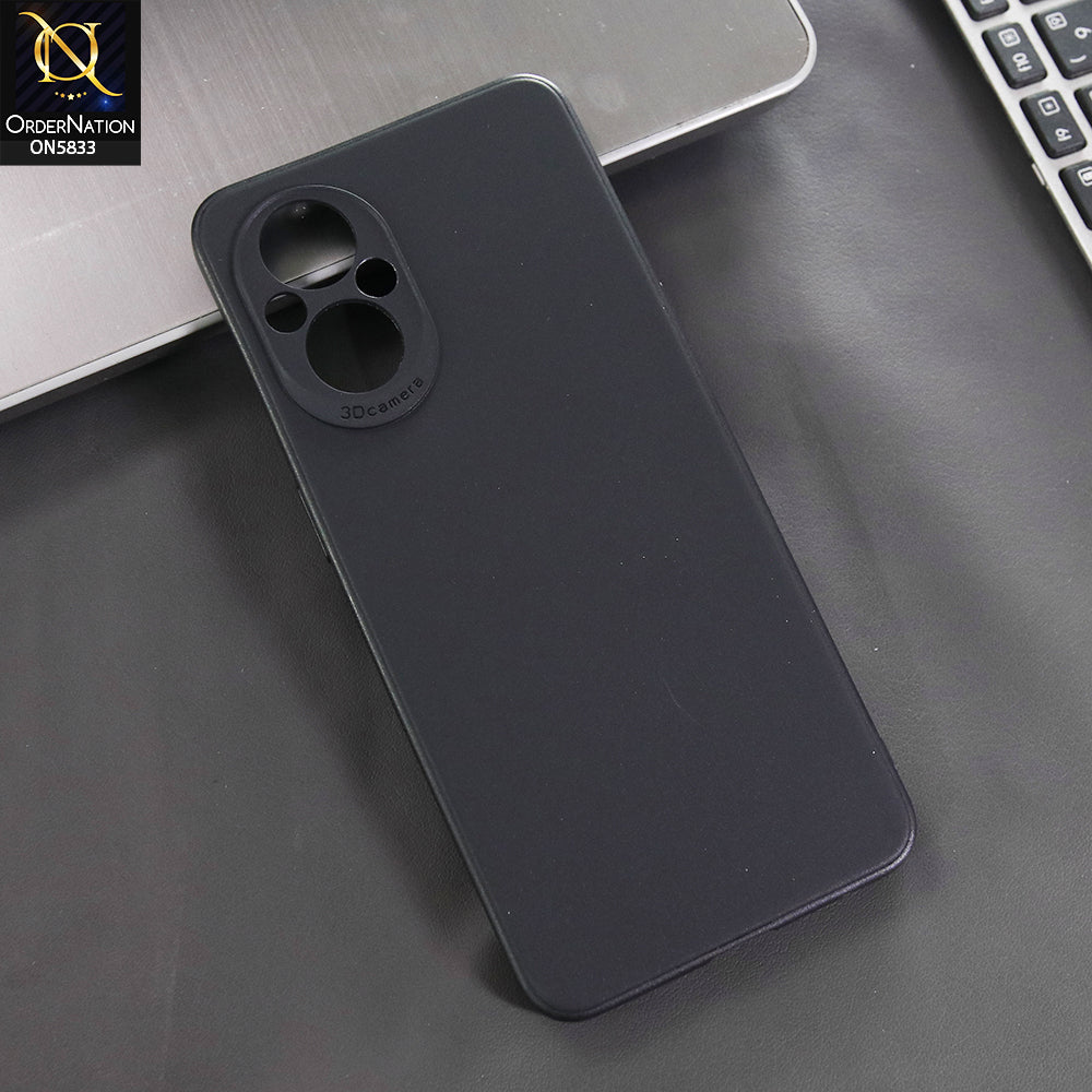 Oppo Reno 7 4G Cover - Black -  New Premium Quality Silicone Case Slim Protective Back Cover