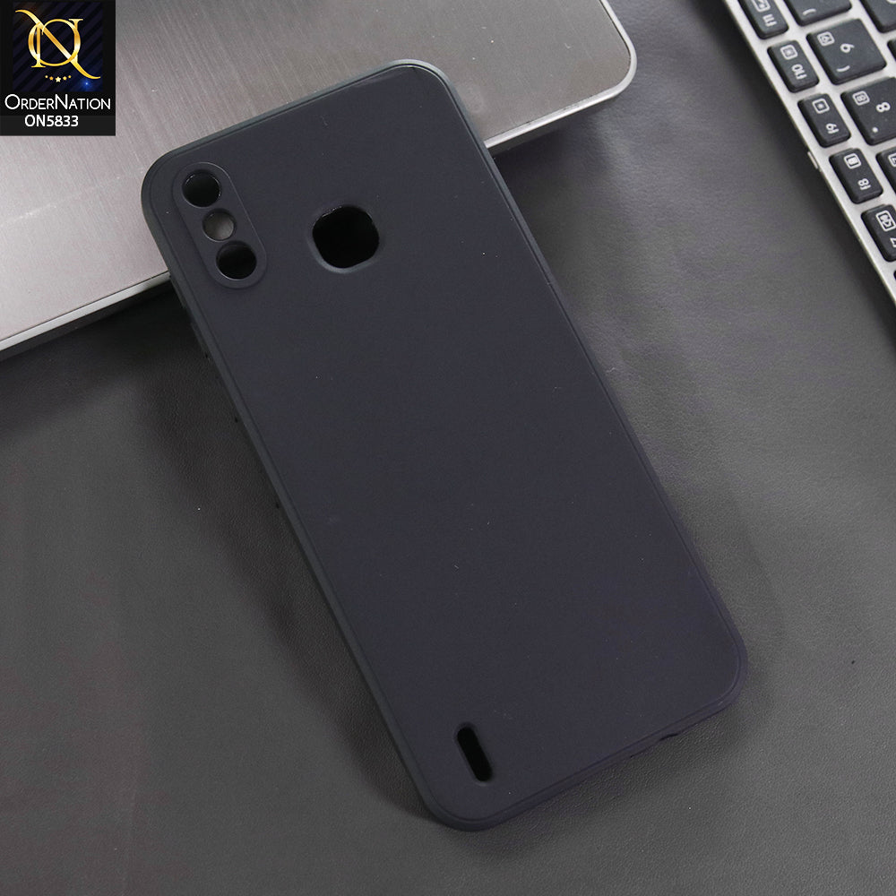 Infinix Smart 4 Cover - Black -  New Premium Quality Silicone Case Slim Protective Back Cover