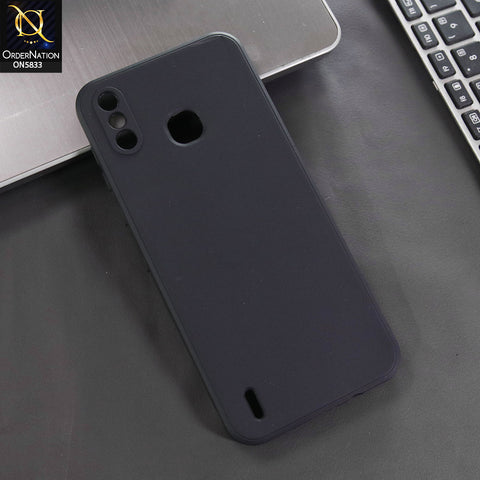 Infinix Smart 4 Cover - Black -  New Premium Quality Silicone Case Slim Protective Back Cover
