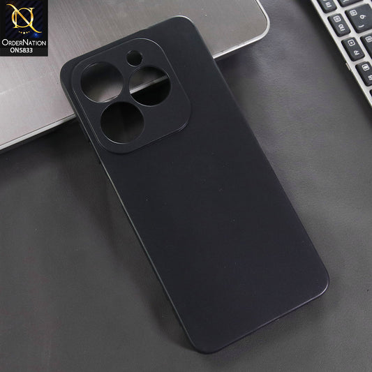 Tecno Spark 20 Cover - Black -  New Premium Quality Silicone Case Slim Protective Back Cover