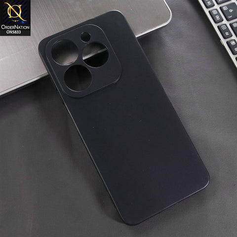 Tecno Pop 8 Cover - Black -  New Premium Quality Silicone Case Slim Protective Back Cover
