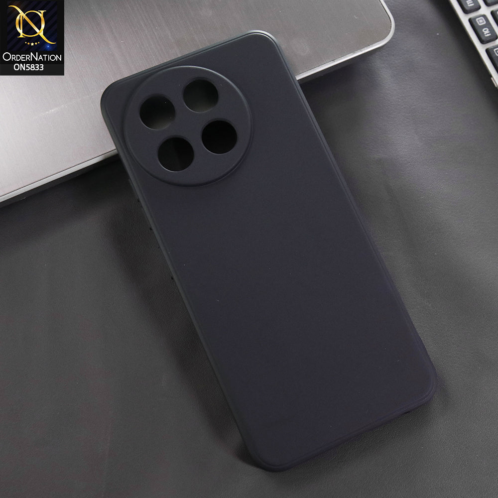 Tecno Spark 30 Pro Cover - Black -  New Premium Quality Silicone Case Slim Protective Back Cover