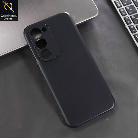 Tecno Spark 40 Pro Plus Cover - Black -  New Premium Quality Silicone Case Slim Protective Back Cover
